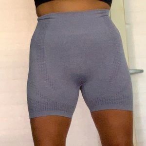 Workout shorts in size medium. Grey blue